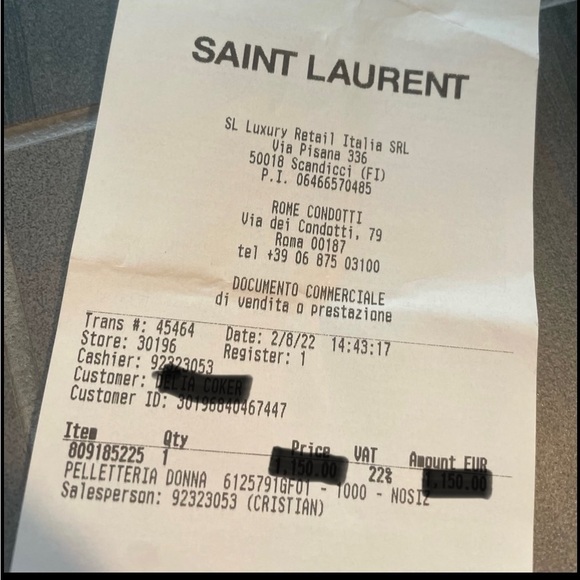 *NEW*  YSL black purse - Picture 8 of 11